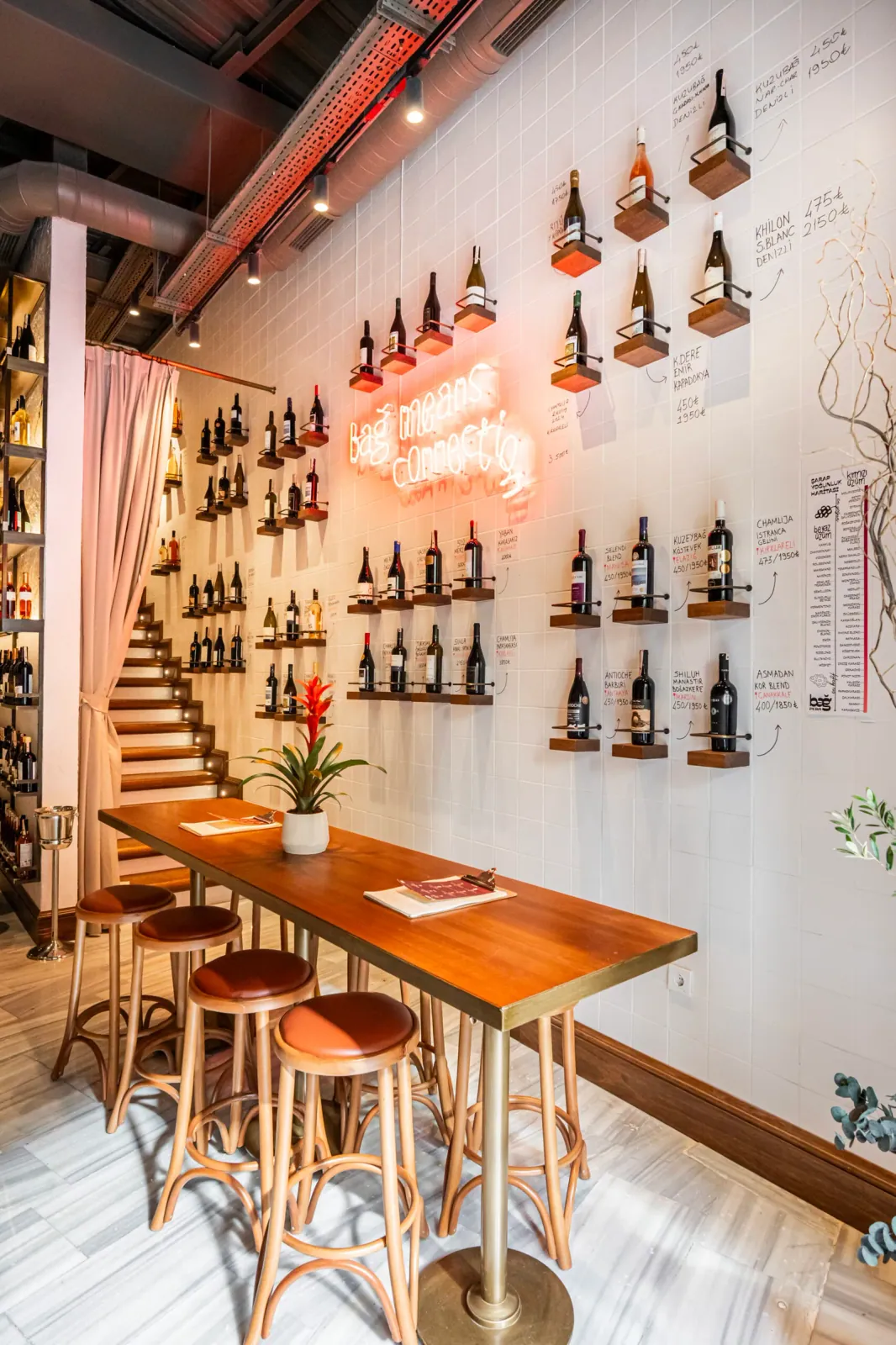 Bağ Pera Turkish wine bar in Pera with bottles from 85 local producers