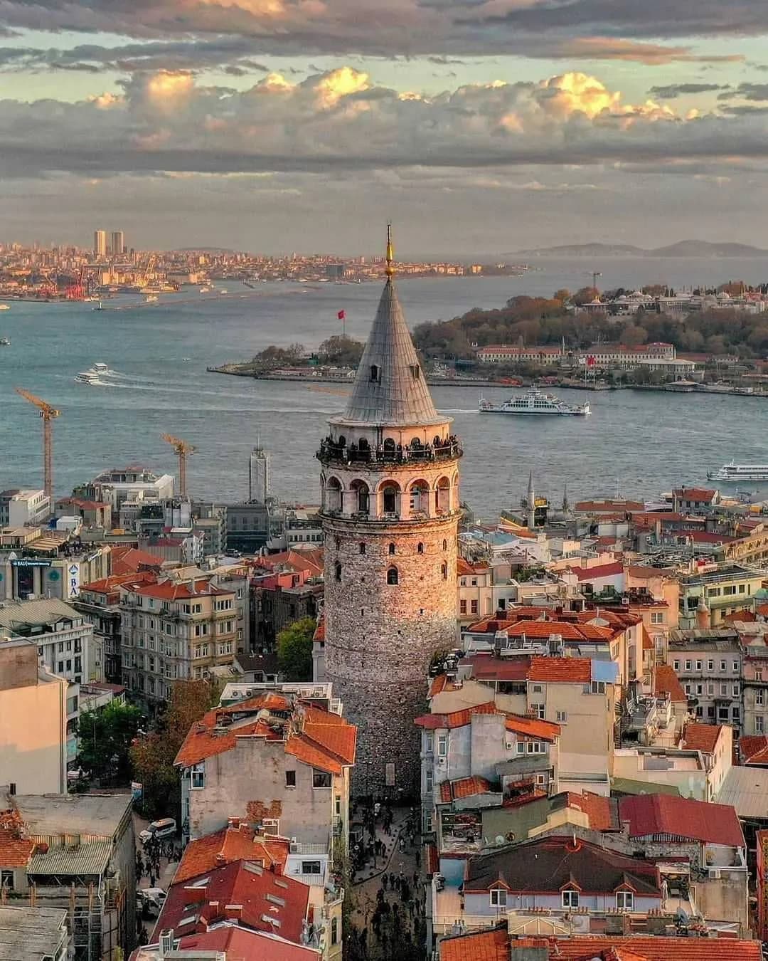 The majestic Galat A historic Genoese landmark with stunning panoramic city views.