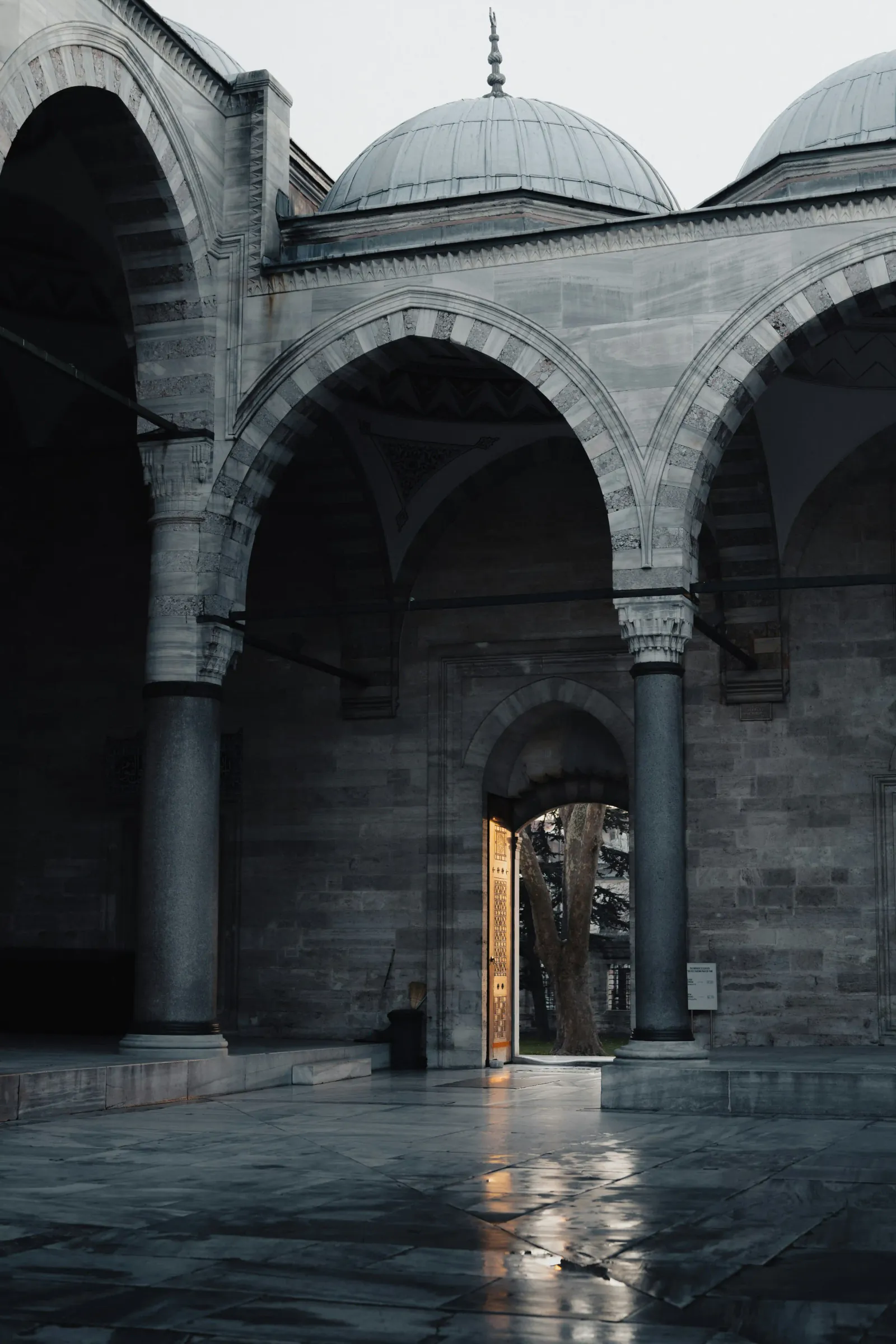 Intricate calligraphy and architectural details inside the Süleymaniye Mosque. Witness the peak of Ottoman art during your.